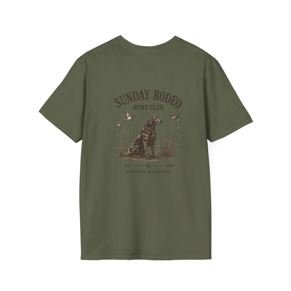 Sunday Rodeo Hunt Club T-Shirt | Western Cowgirl Chest Print