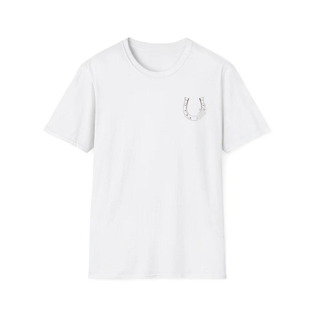 Horseshoe Pocket Tee | Minimalist Lucky Sketch T-Shirt