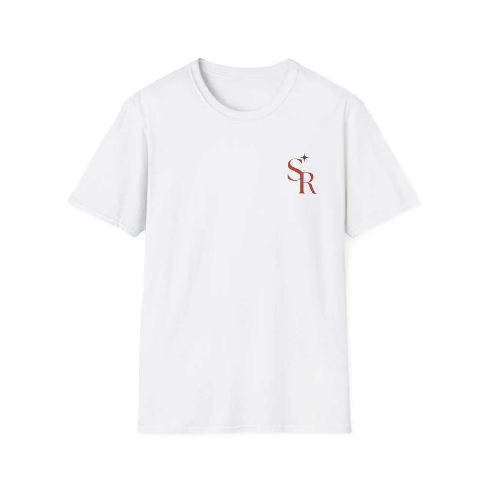 Monogram SR Chest Logo T-Shirt | Minimal Initials Tee