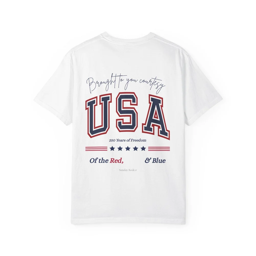 Courtesy of the Red, White and Blue T-Shirt | American Flag Colors