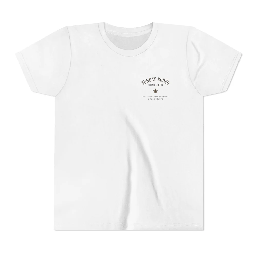 Sunday Rodeo Hunt Club Youth Tee | Labrador Retriever Vintage Illustration