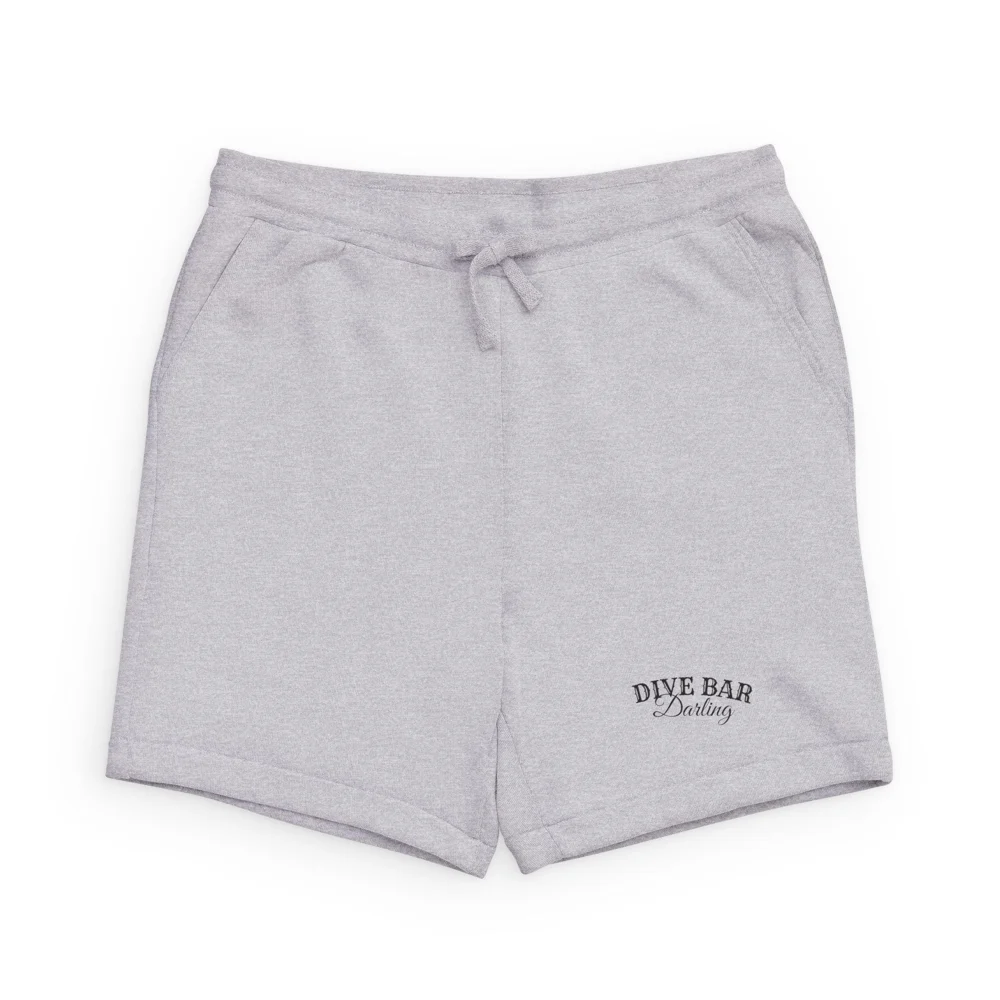 Dive Bar Darling Sweatshorts | Embroidered Logo, Heather Grey
