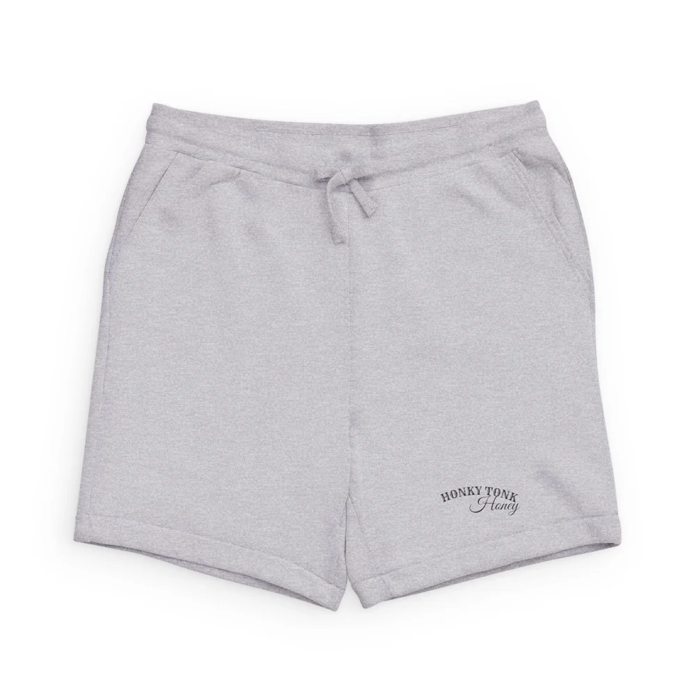 Honky Tonk Honey Logo Sweatshorts | Heather Gray Casual Lounge Bottoms