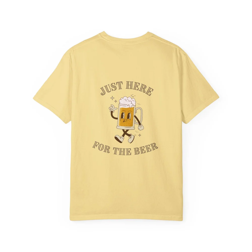 Just Here for the Beer T-shirt | Walking Beer Mug Graphic