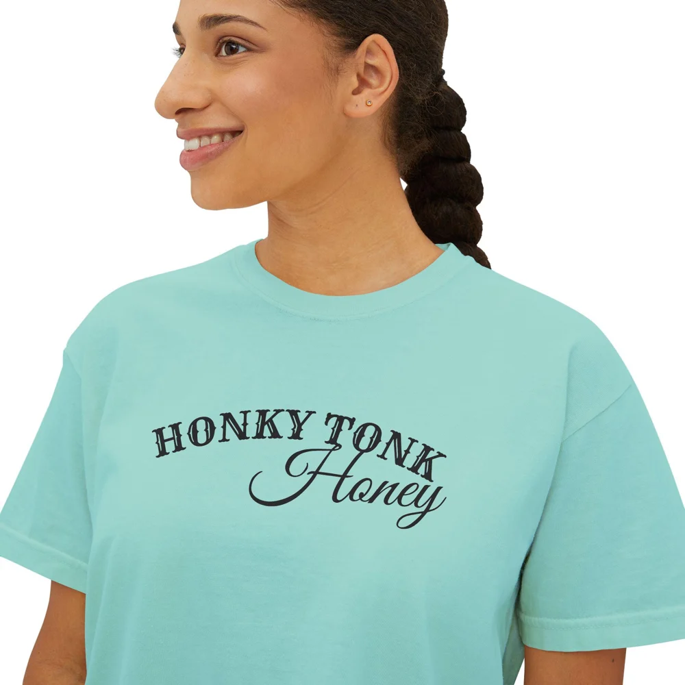 Honky Tonk Honey Tee | Western Country Script Shirt
