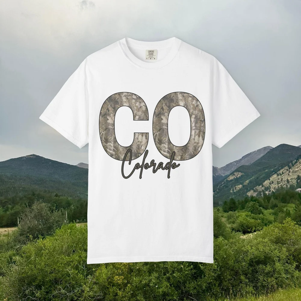 CO Colorado | Camo T Shirt