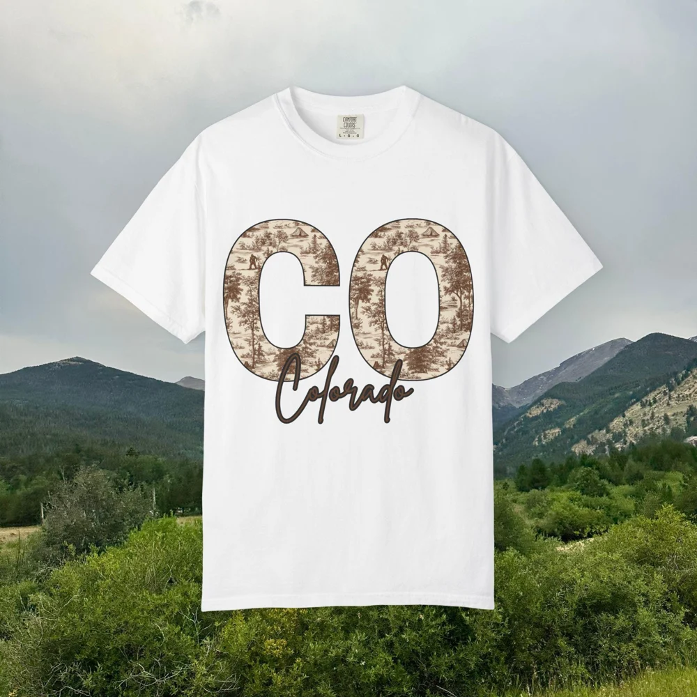 CO Colorado | Unisex Garment-Dyed T-shirt