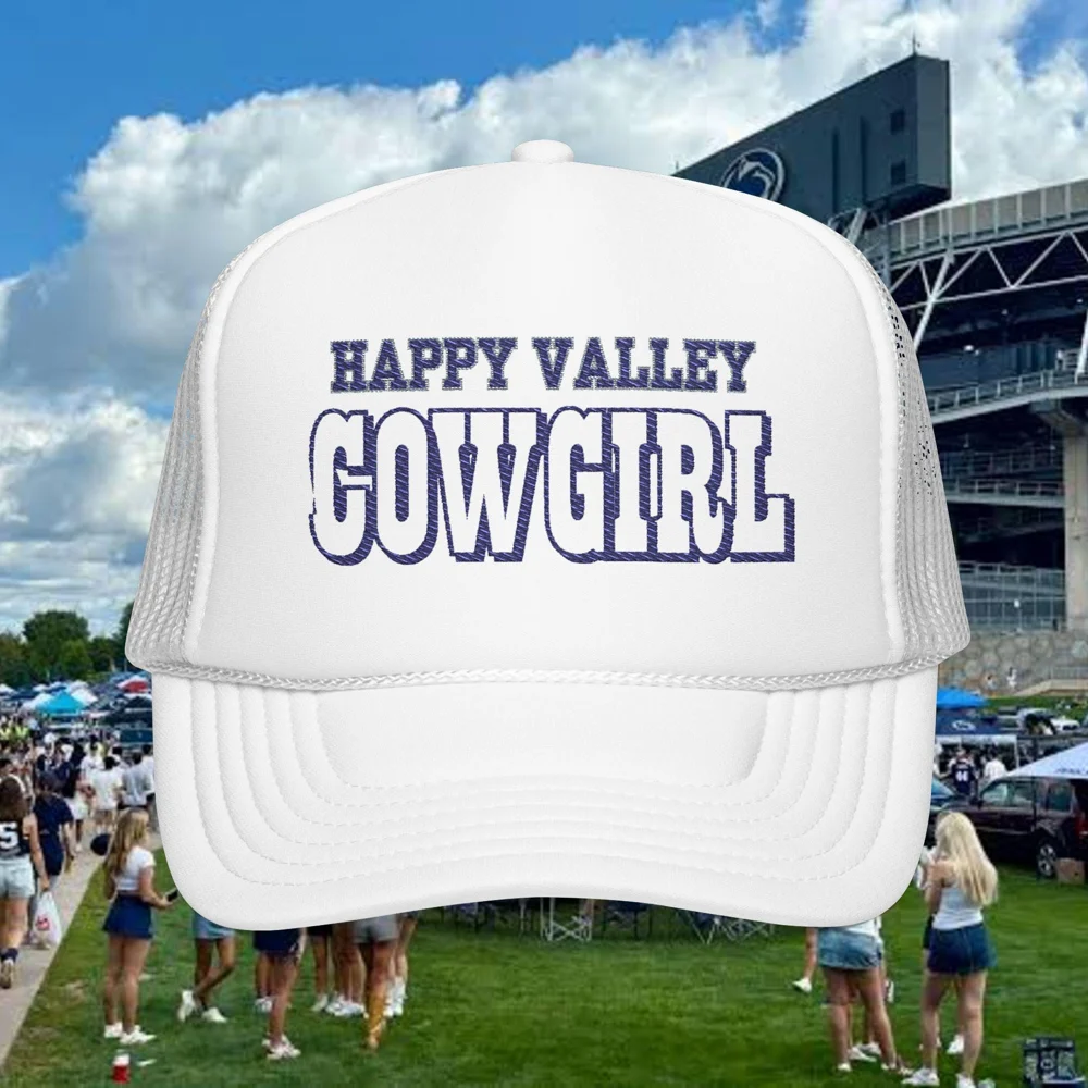 Happy Valley Cowgirl Trucker Hat | Foam Front Mesh Back